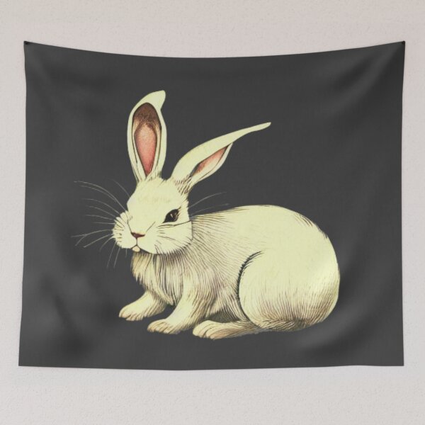 Item preview, Just A Girl Who Loves Cute and Fluffy White American Bunny Rabbit designed and sold by wigobun.