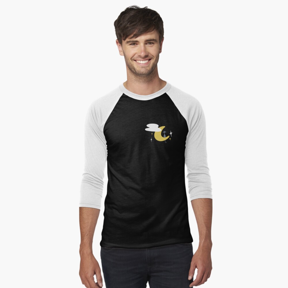 Item preview, Baseball ¾ Sleeve T-Shirt designed and sold by The-Cat-Theatre.