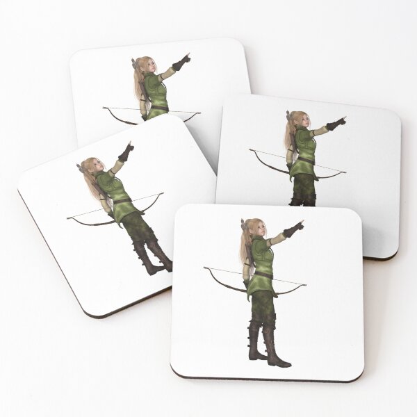 Item preview, Blonde Female Elf Archer designed and sold by bevisjones43.