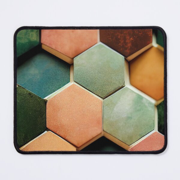 Item preview, Hexagonal Multicolour Tiles designed and sold by Patternifico.