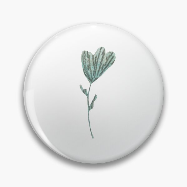 Artikelvorschau, Flower green textured cartoon a watercolor sketch entworfen und verkauft von Yana Mustafina | Boho Soulful Designs.