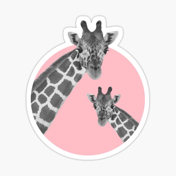 Sticker Giraffe Vinyl Aufkleber Tiere Kiss Cut - Safari Sticker