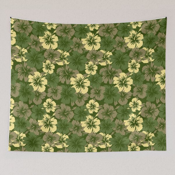 Item preview, Epic Hibiscus Hawaiian Floral Aloha Shirt Print - Olive Green designed and sold by DriveIndustries.