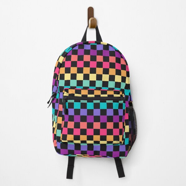 Item preview, Rainbow Checkerboard Pattern (dark) designed and sold by DesignsByAND.