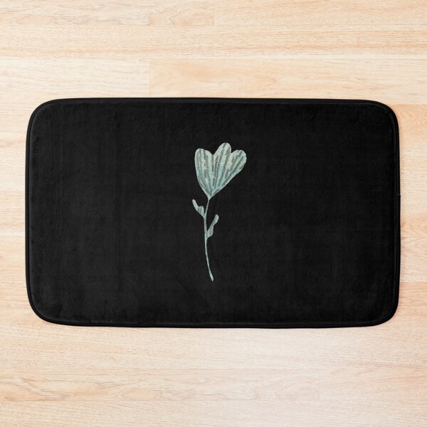 Artikelvorschau, Flower green textured cartoon a watercolor sketch black entworfen und verkauft von Yana Mustafina | Boho Soulful Designs.