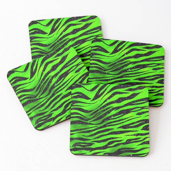 Item preview, Black and Green Tiger Stripe Pattern designed and sold by Paulele.