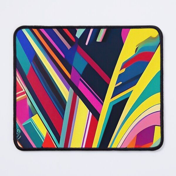 Item preview, Trendy Colorful Geometric Shapes Cool Abstract Pattern designed and sold by CattlettArt.