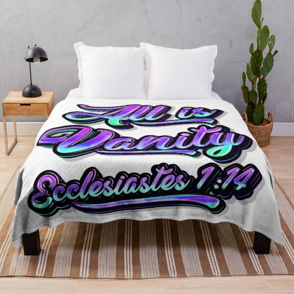 Item preview, All Is Vanity - Ecclesiastes 1:14 designed and sold by plushism.