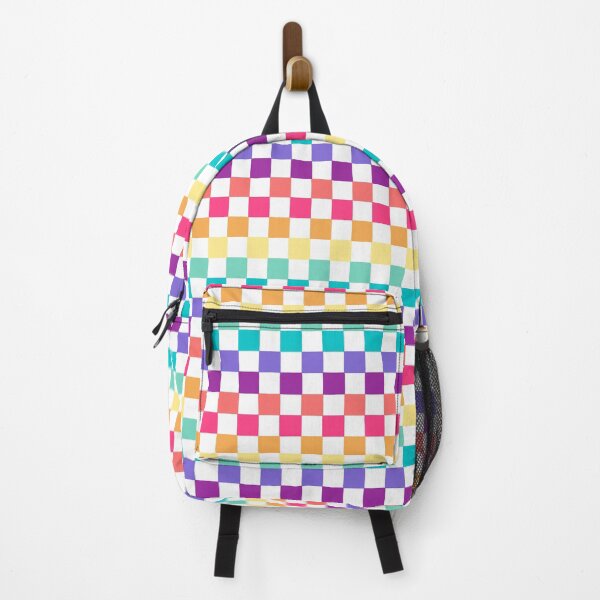 Item preview, Rainbow Checkerboard Pattern (light) designed and sold by DesignsByAND.