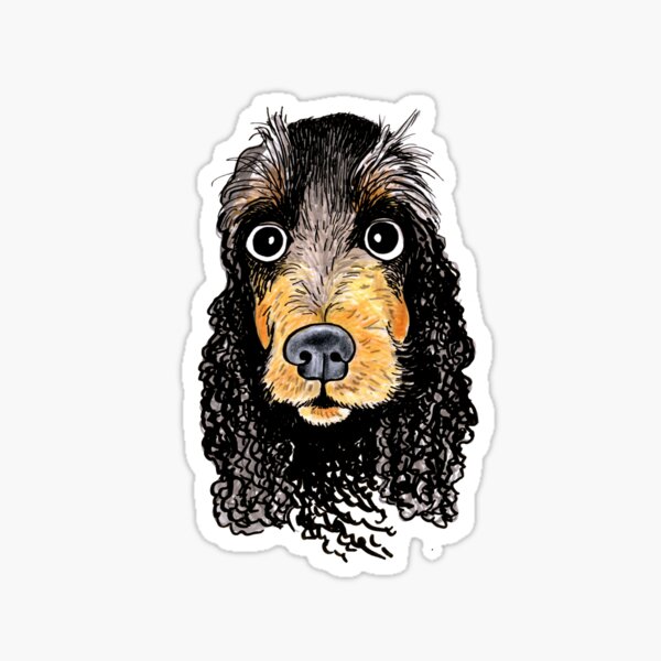 Cocker pour Lydie Sticker