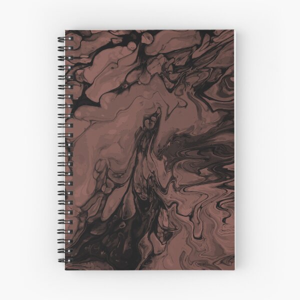 Artikelvorschau, Vivid Brown Palette 4 Marble Fluid Art entworfen und verkauft von Janzay.