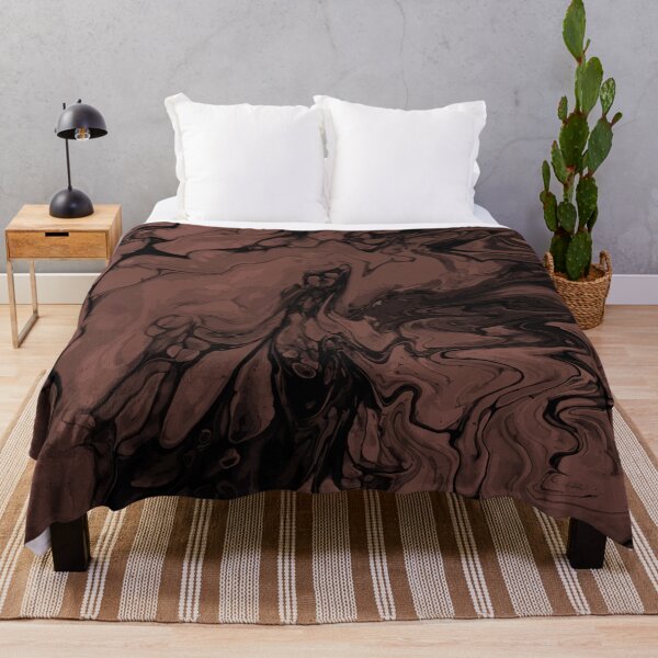 Artikelvorschau, Vivid Brown Palette 4 Marble Fluid Art entworfen und verkauft von Janzay.