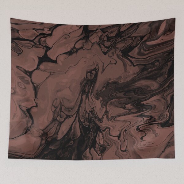 Artikelvorschau, Vivid Brown Palette 4 Marble Fluid Art entworfen und verkauft von Janzay.