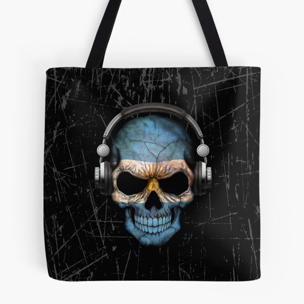 Item preview, Dj Skull with Argentinian Flag designed and sold by JeffBartels.