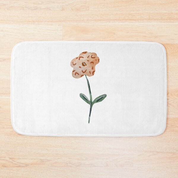 Aperçu de l'œuvre Flower dusty pink textured a watercolor sketch  créée et vendue par Yana Mustafina | Boho Soulful Designs.