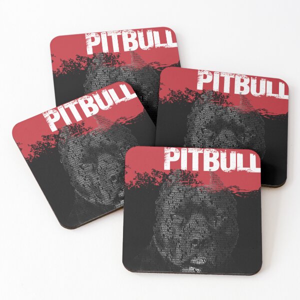 Item preview, Pitbull Text portrait designed and sold by test26.
