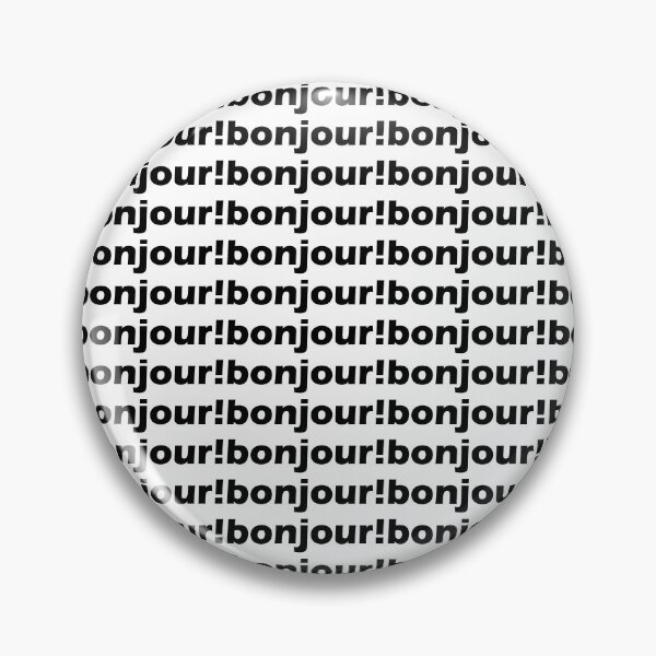 Item preview, bonjour! designed and sold by Zezofu.