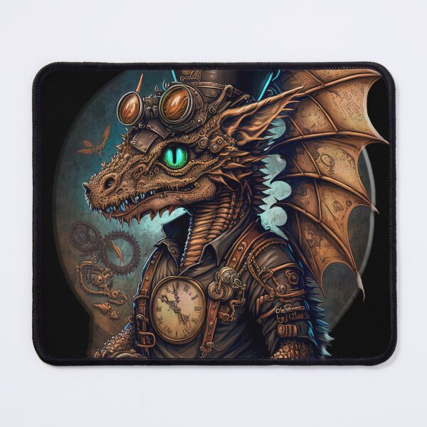 Item preview, Steampunk Dragon with Goggles and Tophat designed and sold by loraleiffxi.