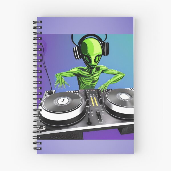 Item preview, Alien DJ designed and sold by Sparkleologie.