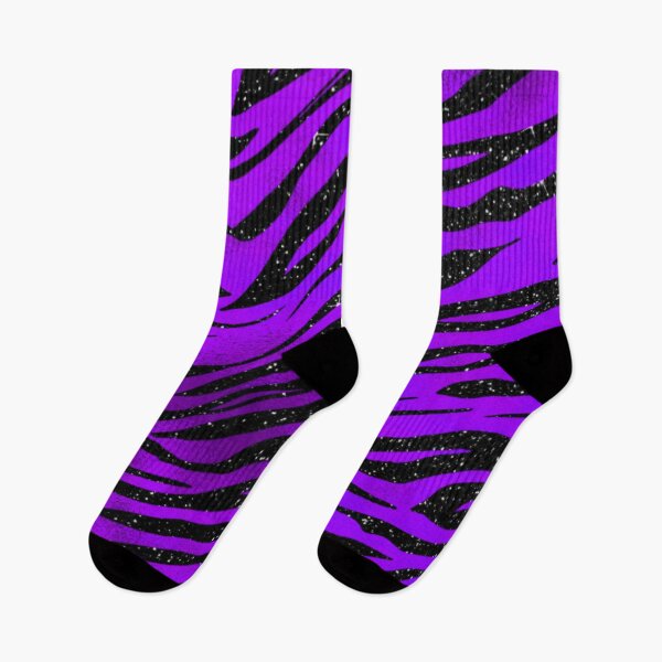 Item preview, Black and Purple Tiger Stripe Pattern designed and sold by Paulele.