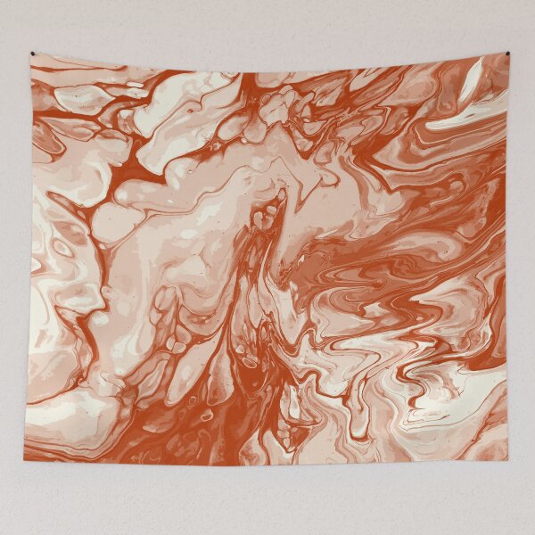 Artikelvorschau, Vivid Brown Palette 6 Marble Fluid  Art  entworfen und verkauft von Janzay.