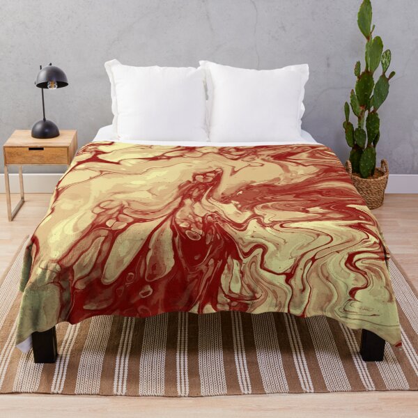Artikelvorschau, Vivid Brown Palette 7 Marble Fluid Art entworfen und verkauft von Janzay.