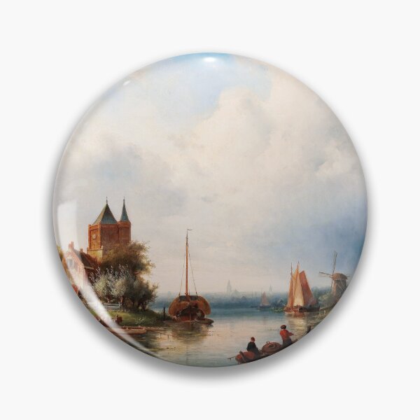 Item preview, A Vast River Landscape With Windmills by Charles Leickert Remastered Xzendor7 Classical Art Old Masters Reproductions designed and sold by Xzendor7 Digital Art Creations.