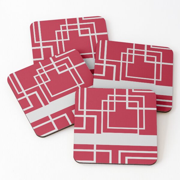 Item preview, Geometric abstract in red designed and sold by HelenMarash.