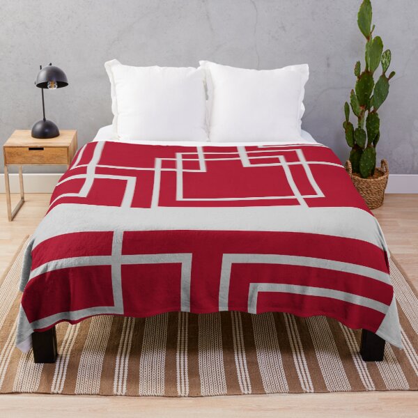 Item preview, Geometric abstract in red designed and sold by HelenMarash.