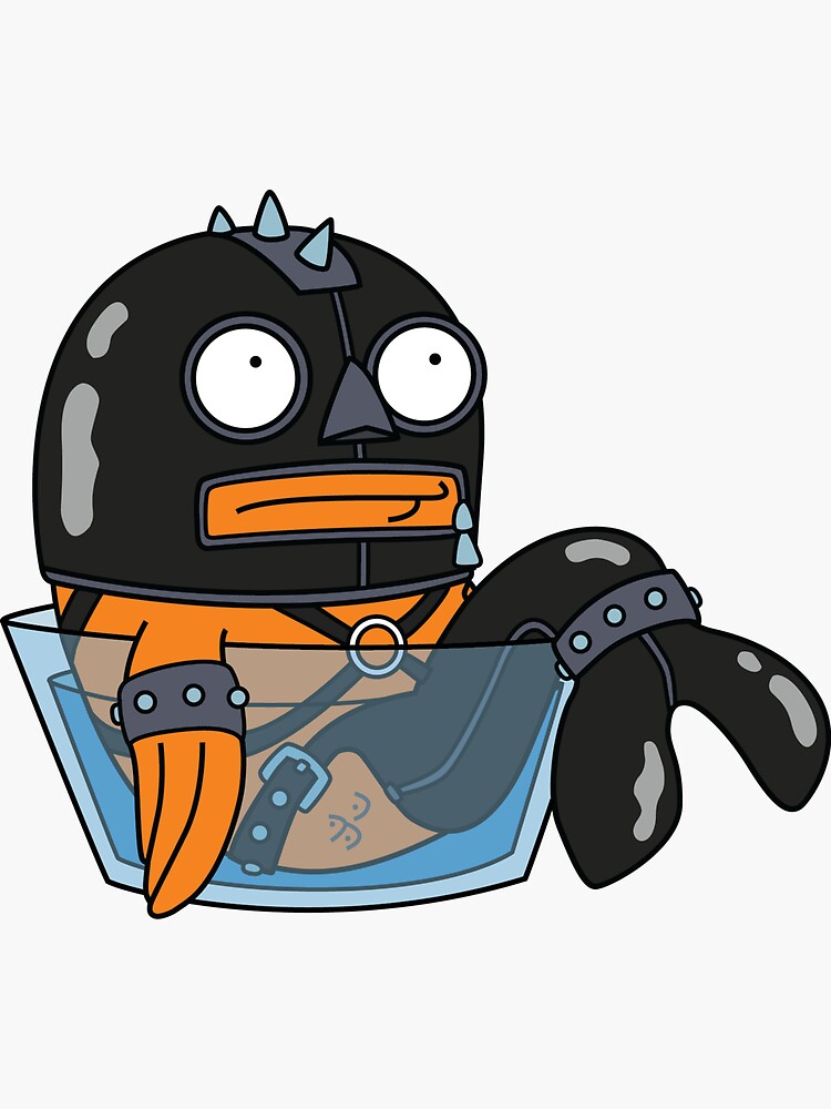 Thumbnail 3 of 3, Sticker, American Dad! Klaus designed and sold by arrttu.