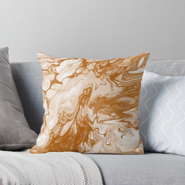 Artikelvorschau, Vivid Brown Palette 8 Marble Fluid Art entworfen und verkauft von Janzay.