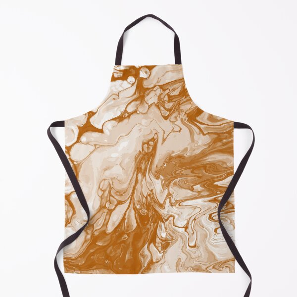 Aperçu de l'œuvre Vivid Brown Palette 8 Marble Fluid  Art  créée et vendue par Janzay.