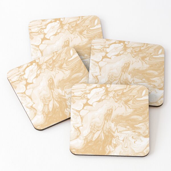 Artikelvorschau, Vivid Brown Palette 9 Marble Fluid Art entworfen und verkauft von Janzay.