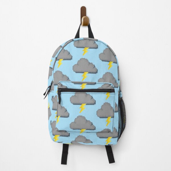 Item preview, Retro Pixel Lightning Cloud Weather Icon Design designed and sold by 8BitTrip.