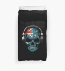 Dj Skull with Australian Flag Duvet Cover