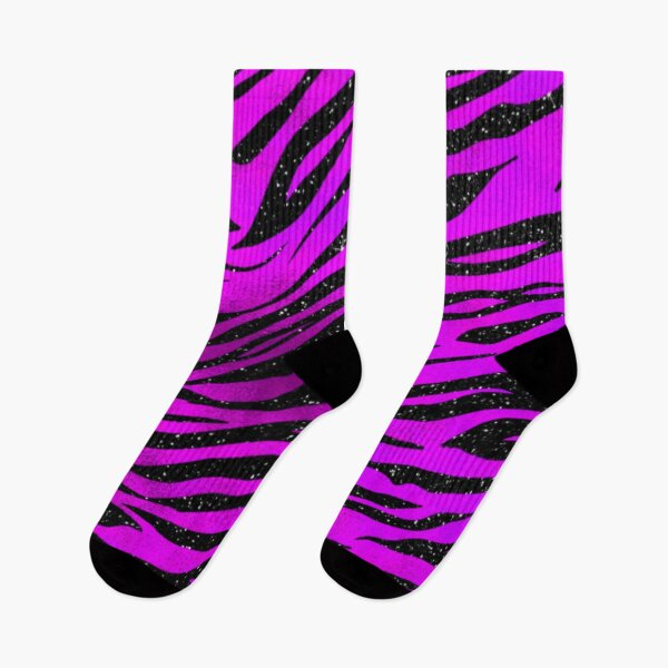 Item preview, Black and Pink Tiger Stripe Pattern designed and sold by Paulele.