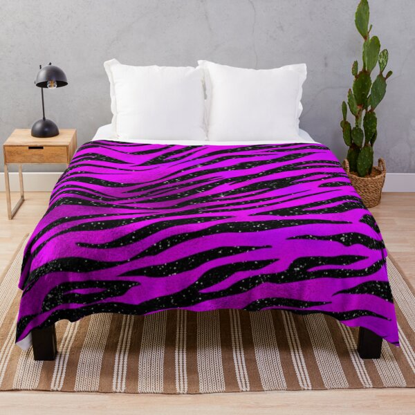 Item preview, Black and Pink Tiger Stripe Pattern designed and sold by Paulele.