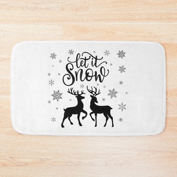 Item preview, Let it snow. Snowflakes and deer designed and sold by Sandra Brezina.