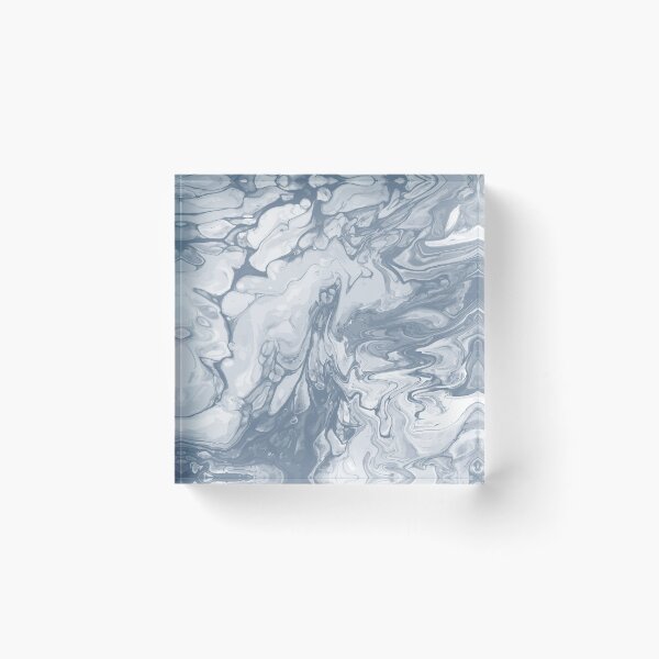 Artikelvorschau, Vivid Grey Palette 2 Marble Fluid Art entworfen und verkauft von Janzay.