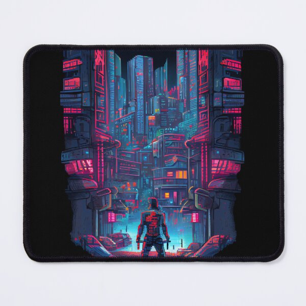 Item preview, Man in cyber city. designed and sold by Pixelarium.