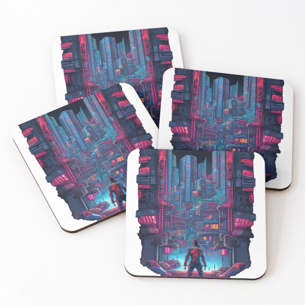 Item preview, Man in cyber city. designed and sold by Pixelarium.