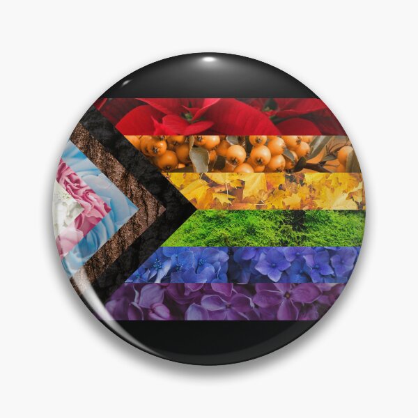 Item preview, Nature LGBTQ Rainbow Progress Pride Flag designed and sold by Robiscuit.