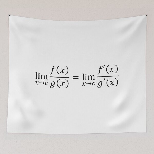 Item preview, L'Hopital's Rule - Math And Calculus Basics designed and sold by ScienceCorner.