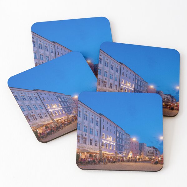 Item preview, Max-Josefs-Platz at dusk, Rosenheim designed and sold by Torsten  Krüger.