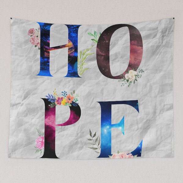Item preview, Hope! (paper background) designed and sold by SparkzPress.