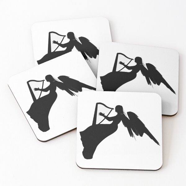 Artikelvorschau, Engel mit Harfe entworfen und verkauft von tshirtsandme.