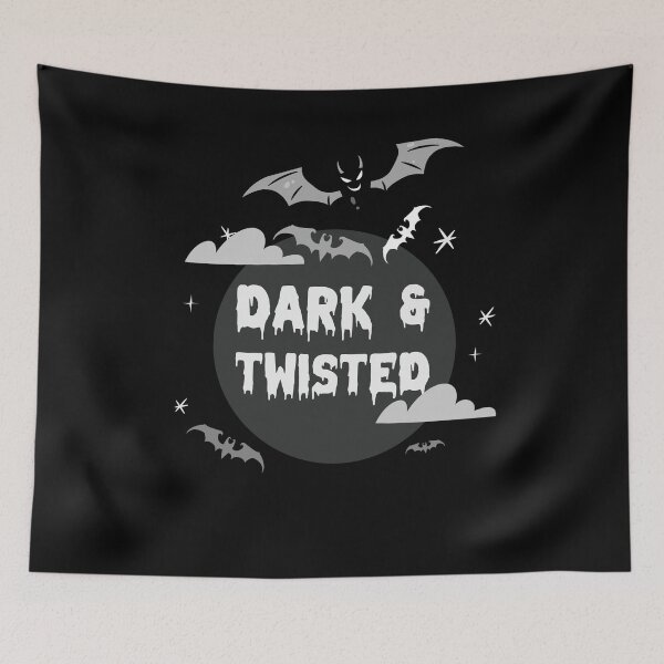 Item preview, Dark And Twisted Moon Bats designed and sold by MyFreakyWorld.