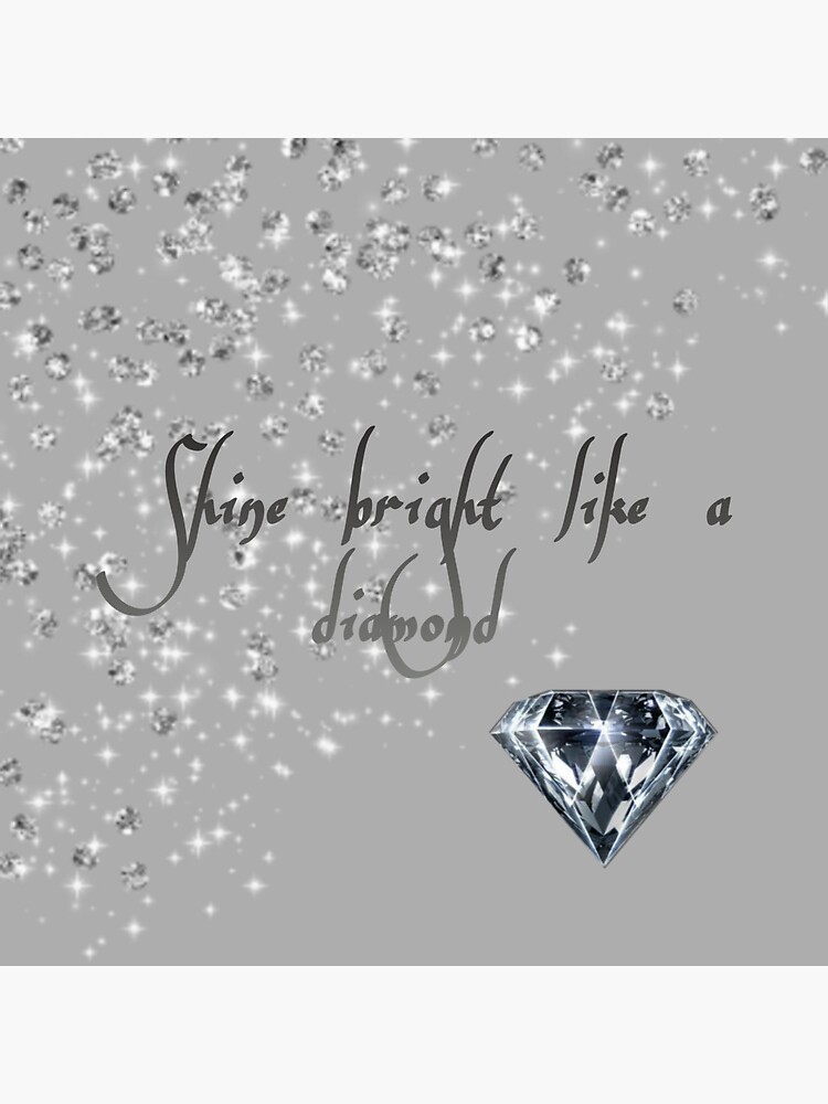 "diamond" Sticker for Sale by petitpingouin Redbubble