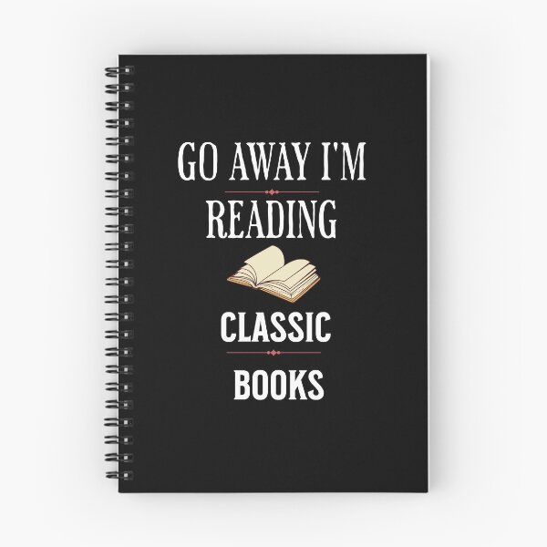 Item preview, Go Away I'm Reading Classic Books designed and sold by ArtBySymone.