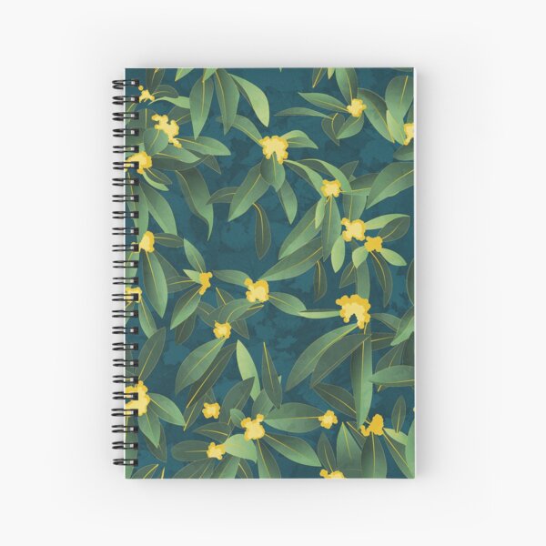 Loquat medlar tree in Autumn I Spiral Notebook